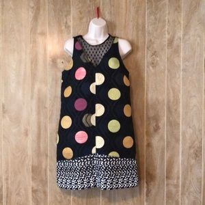Anthropologie Maeve Polka Dot Dress